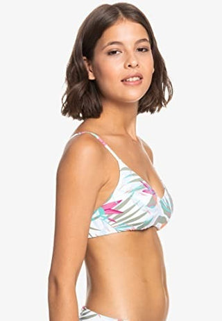 Top de biquíni Roxy Beach Classics feminino branco