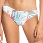 Calcinha de biquíni hipster Roxy Beach Classics feminina, branca, tamanho X-S