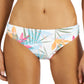 Calcinha de biquíni hipster Roxy Beach Classics feminina, branca, tamanho X-S