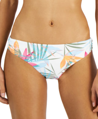 Calcinha de biquíni hipster Roxy Beach Classics feminina, branca, tamanho X-S