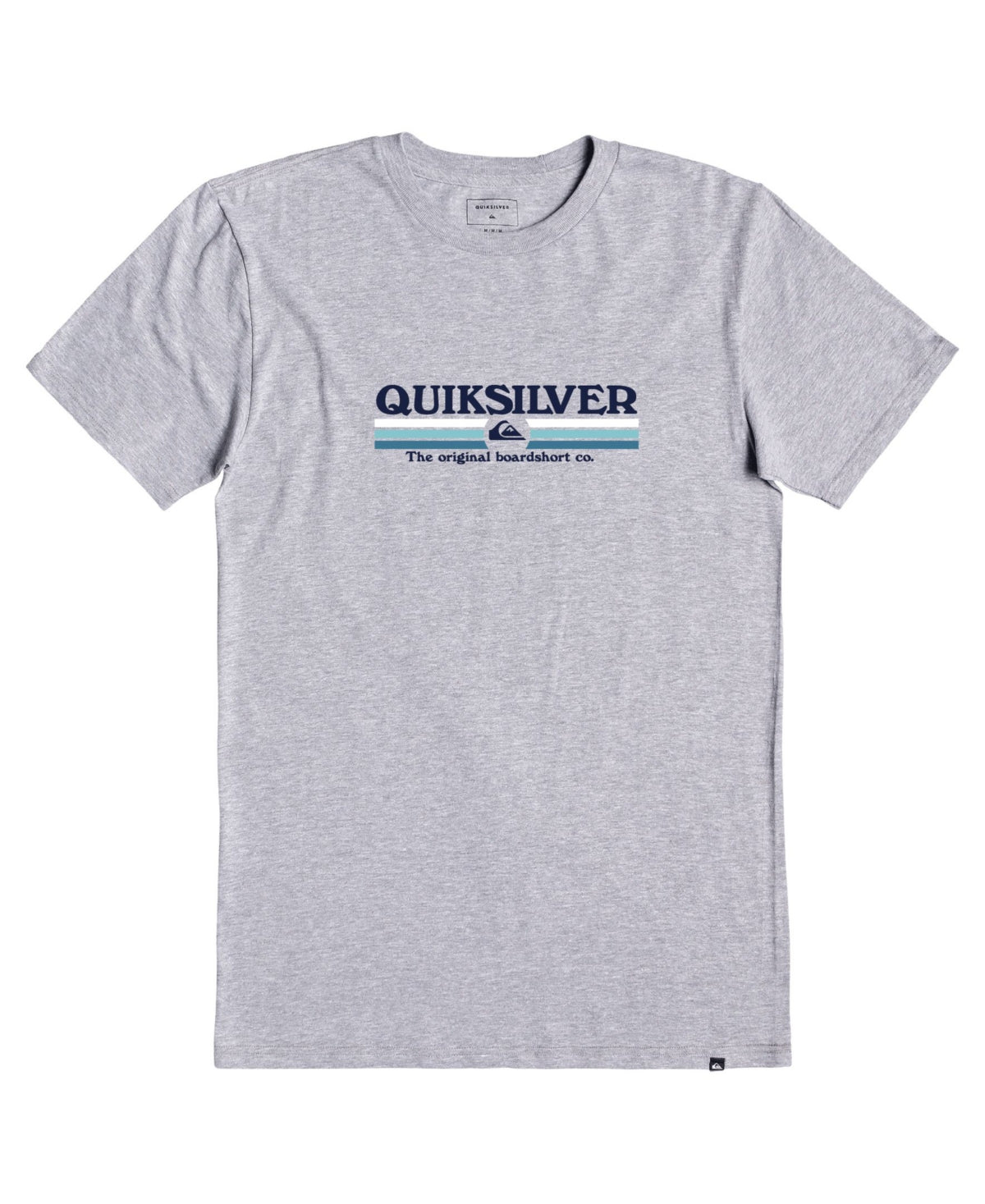 Camiseta Quiksilver Lined Up Masculina Cinza Tamanho XX-G