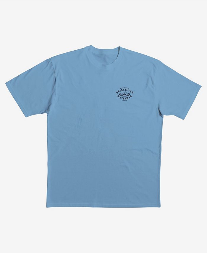 Camiseta Quiksilver Waterman Palm Wave Masculina Azul Tamanho XX-G