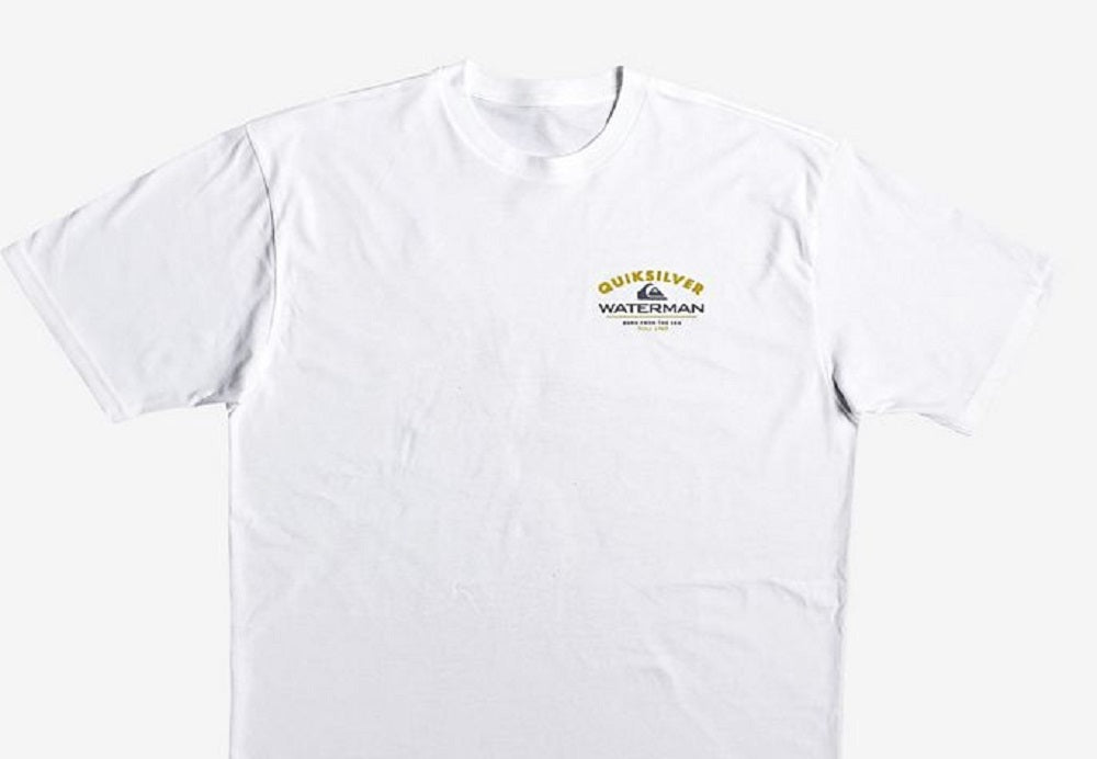 Camiseta Quiksilver Waterman Sailin' Seven Seas Masculina Branca Tamanho X-G