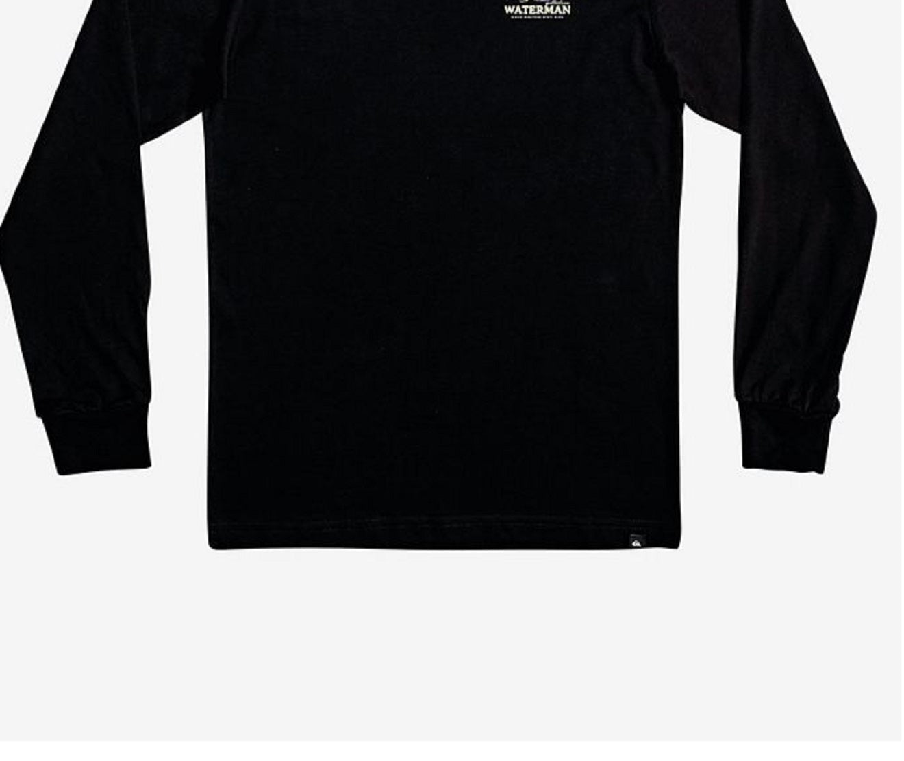 Camiseta masculina Quiksilver Waterman Bait Stealer, preta, tamanho pequeno