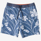 Calções de banho Quiksilver Waterman Paradise Harbor para homem, azul, tamanho 40