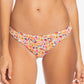 Roxy Junior's Beach Classics Cheeky Bikini Bottoms Maiô Marrom Tamanho P