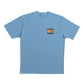 Camiseta Quiksilver Waterman Short Range Screen Masculina Azul Tamanho Grande