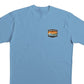 Camiseta Quiksilver Waterman Short Range Screen Masculina Azul Tamanho Grande