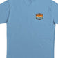 Camiseta Quiksilver Waterman Short Range Screen Masculina Azul Tamanho Grande