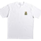 Camiseta Quiksilver Waterman Roads Less Traveled Screen Masculina Branca Tamanho X-G