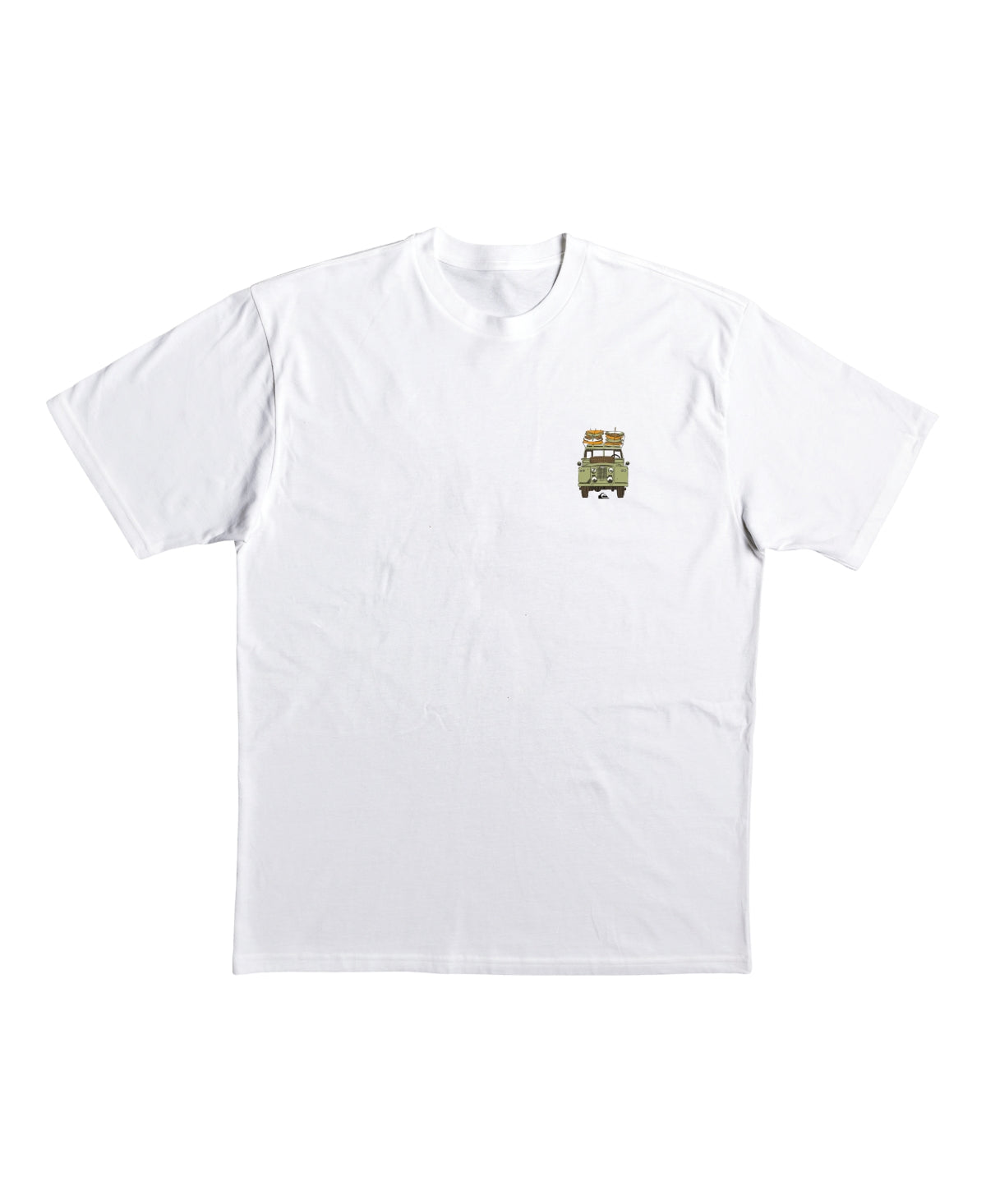 Camiseta Quiksilver Waterman Roads Less Traveled Screen Masculina Branca Tamanho XX-G