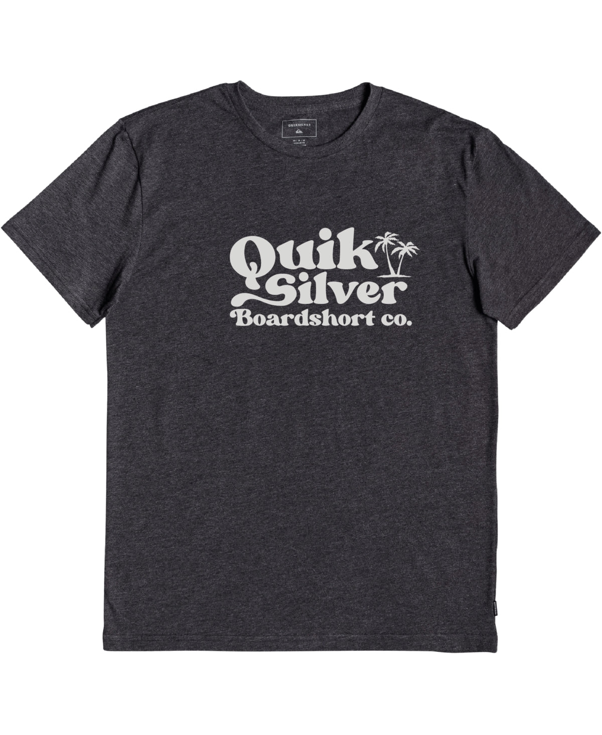 Camiseta masculina Quiksilver Rainy Season Mod cinza tamanho XXL