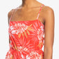 Macacão Roxy Feminino On Way Love Tie Back Vermelho Tamanho Grande