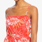 Macacão Roxy Feminino On Way Love Tie Back Vermelho Tamanho X-G