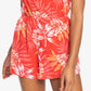 Macacão Roxy Feminino On Way Love Tie Back Vermelho Tamanho X-G