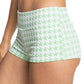 Maiô Roxy Junior's Check It Swim Shorts Verde Tamanho Pequeno