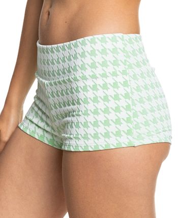 Maiô Roxy Junior's Check It Swim Shorts Verde Tamanho Pequeno