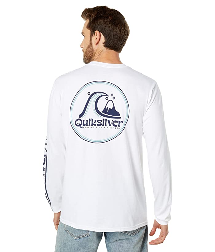 Camiseta Quiksilver Rolling Circle MU1 Masculina Branca Tamanho P