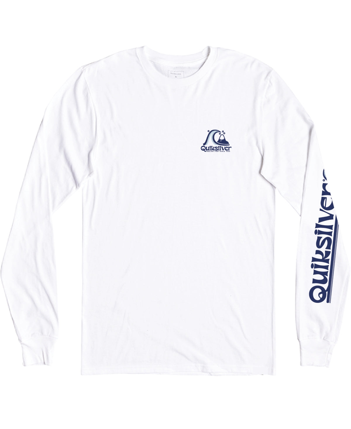 Camiseta Quiksilver Rolling Circle MU1 Masculina Branca Tamanho P