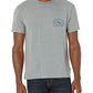 Camiseta Quiksilver Shape Up Mod Masculina Cinza Tamanho Médio