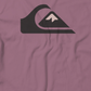 Camiseta Quiksilver Masculina Comp Logo Roxa Tamanho P