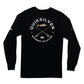 Camiseta masculina de manga comprida Quiksilver Waterman Hook, preta, tamanho XX-G