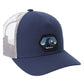 Boné Trucker Quiksilver Smooth Thinking Masculino Azul Tamanho Regular