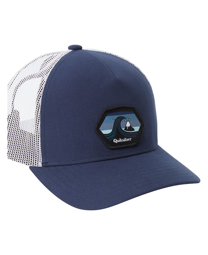 Boné Trucker Quiksilver Smooth Thinking Masculino Azul Tamanho Regular