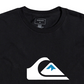 Camiseta masculina Quicksilver Comp Logo manga curta preta tamanho GG