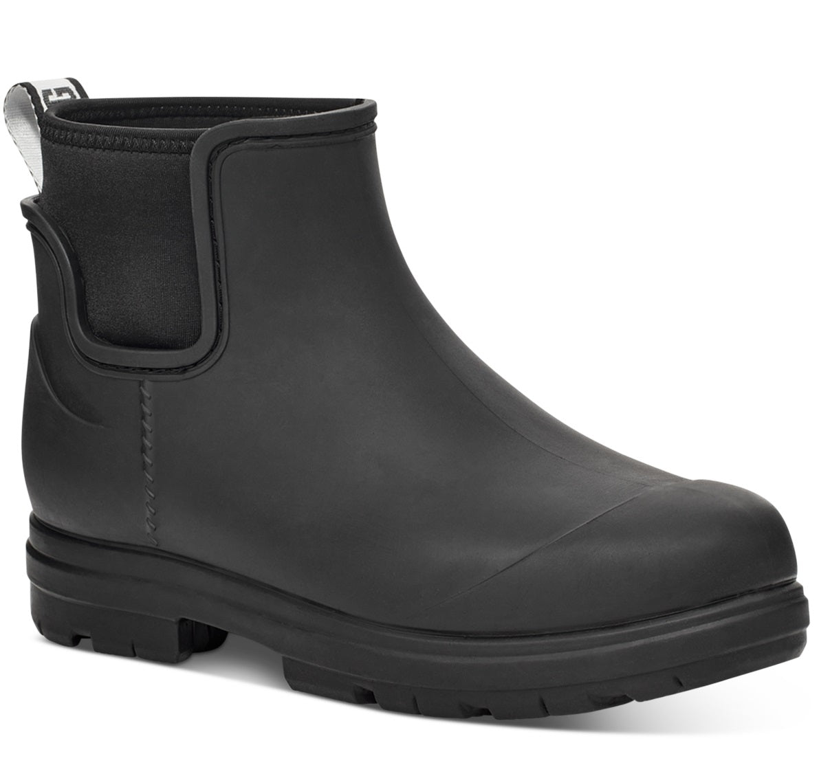Bota de chuva impermeável UGG Droplet feminina, preta, tamanho 10 B