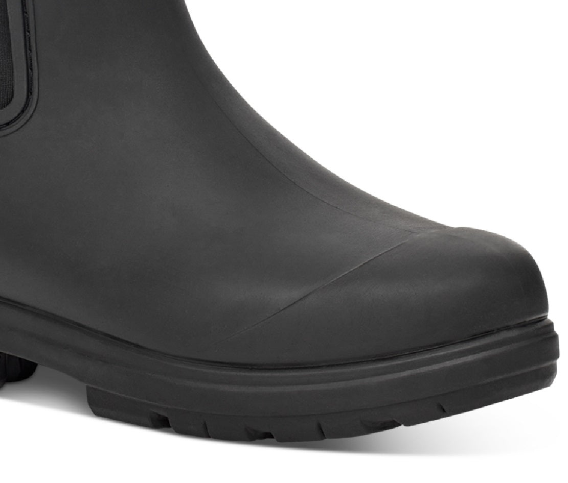 Bota de chuva impermeável UGG Droplet feminina, preta, tamanho 10 B