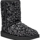 Bota curta feminina UGG Classic Sequin preta tamanho 8M