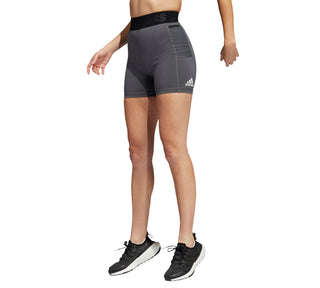 adidas Women's Side Pocket Training Shorts Gray Size Small
