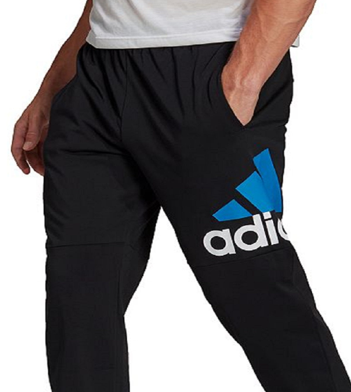 Calça Adidas Essential Logo Masculina Preta Tamanho Médio