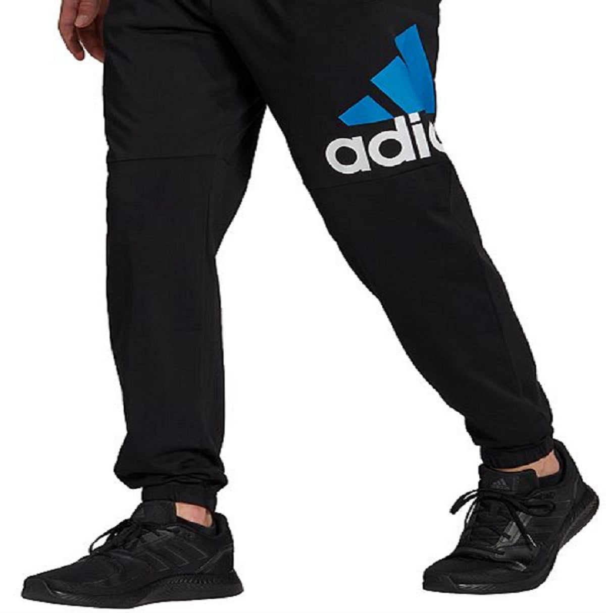Calça Adidas Essential Logo Masculina Preta Tamanho Grande