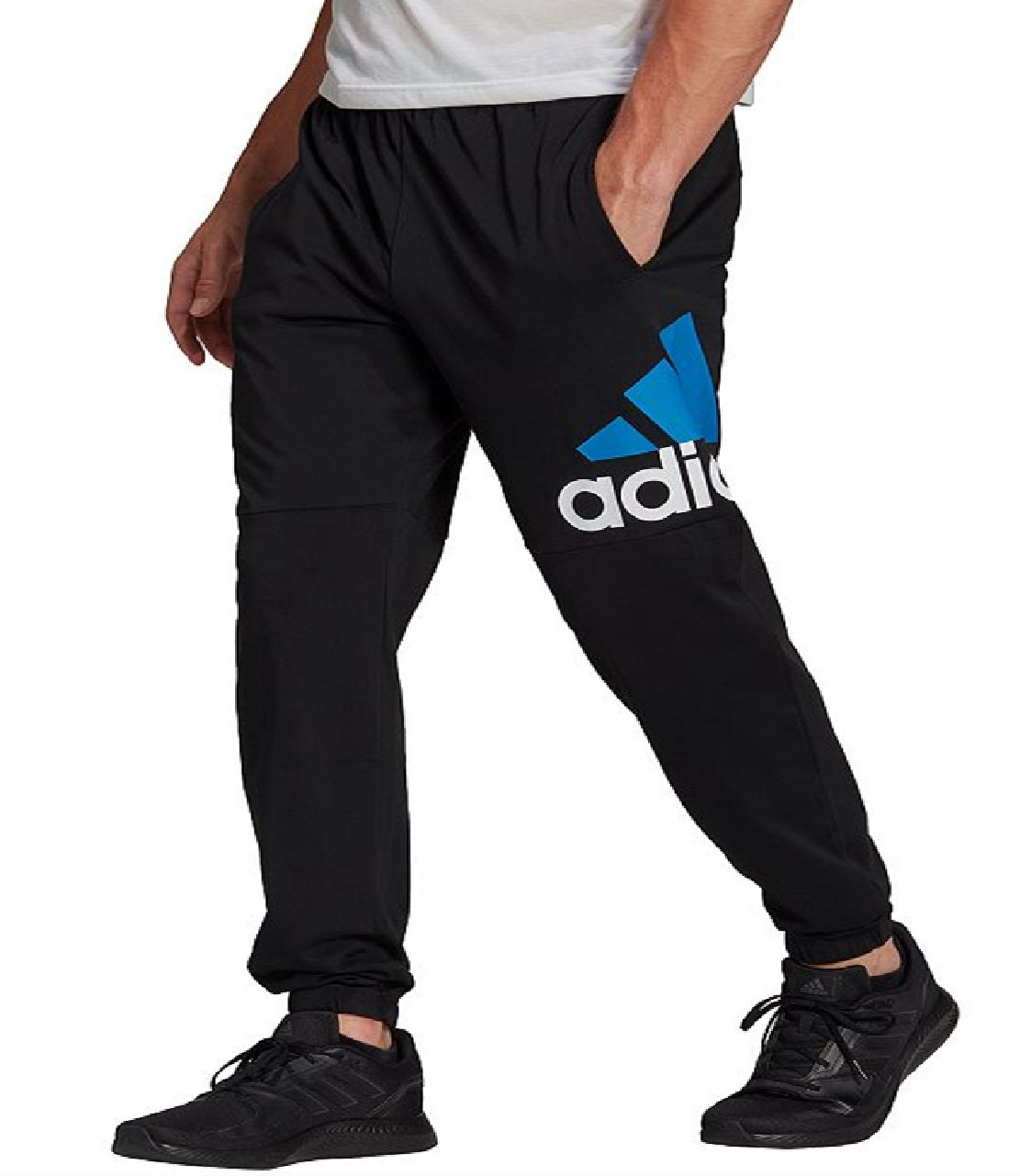 Calça Adidas Essential Logo Masculina Preta Tamanho X-G