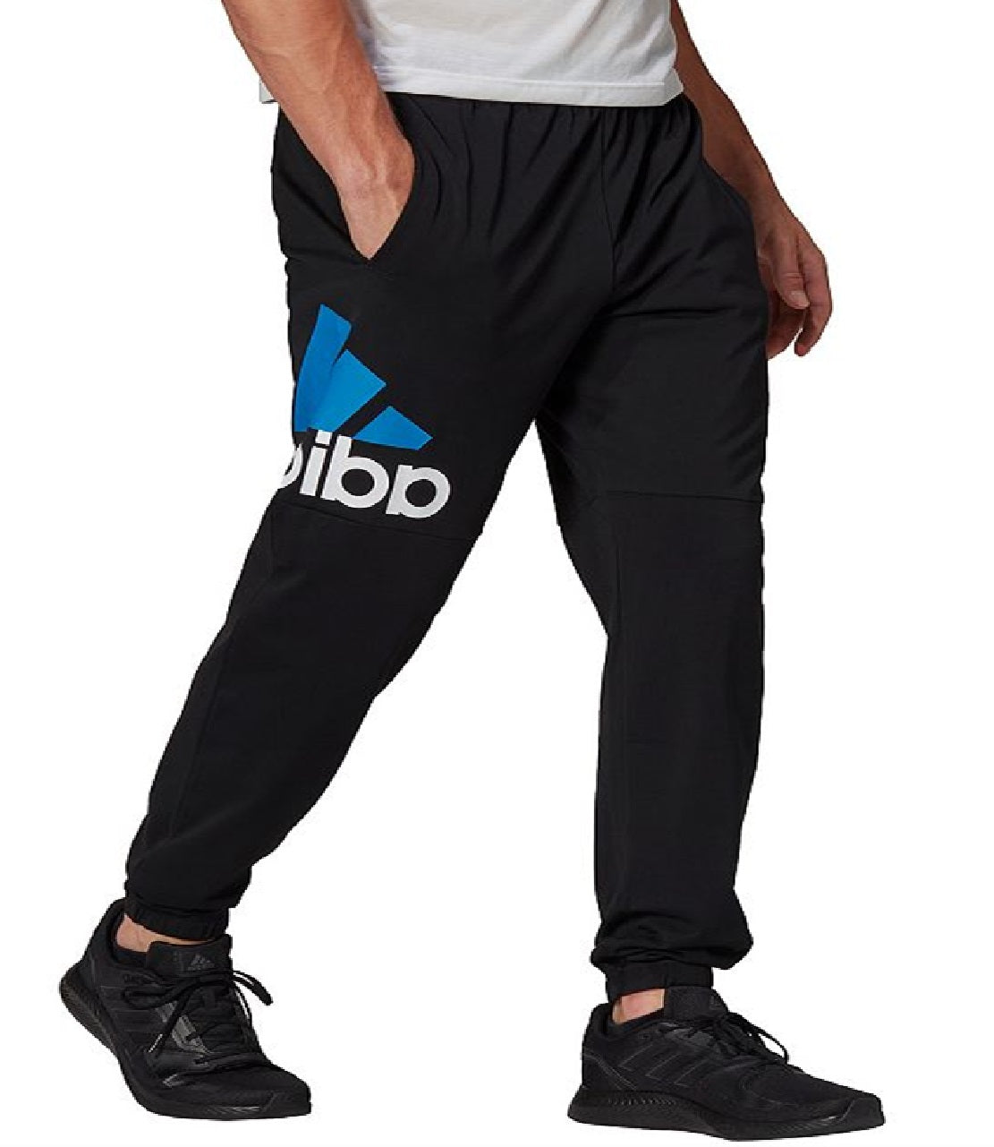 Calça Adidas Essential Logo Masculina Preta Tamanho X-G