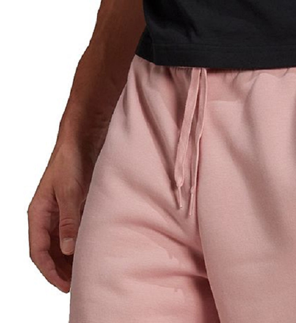 Shorts Adidas Masculino 3 Stripes 10 Fleece Rosa Tamanho Grande