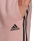 Shorts Adidas Masculino 3 Stripes 10 Fleece Rosa Tamanho Grande