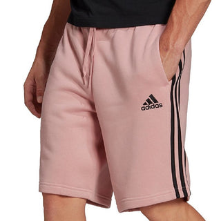 Shorts Adidas Masculino 3 Stripes 10 Fleece Rosa Tamanho GG