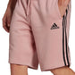 Shorts Adidas Masculino 3 Stripes 10 Fleece Rosa Tamanho GG