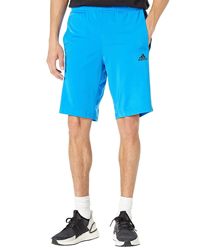 Shorts Adidas Masculino Tricot Listrado 10 Azul Tamanho Médio