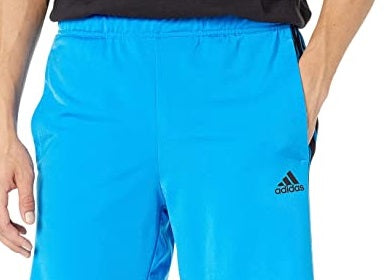 Shorts Adidas Masculino Tricot Listrado 10 Azul Tamanho Médio
