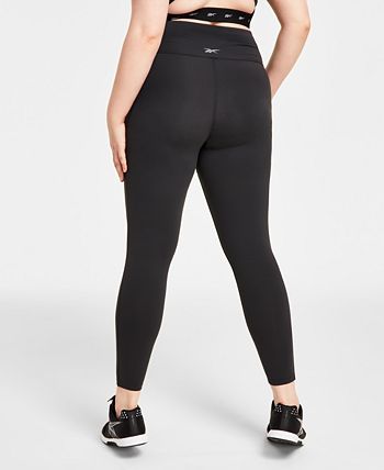Leggings Reebok Lux 3/4 Feminina Preta Tamanho 1X