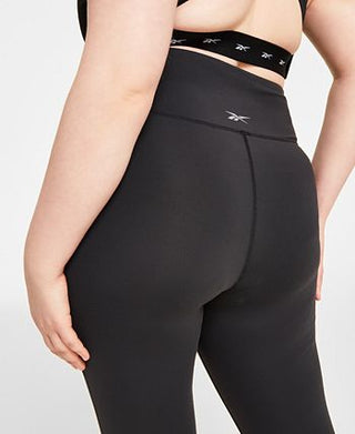 Reebok Women's Lux 3/4 Leggings Black Size 4X