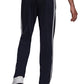 Calça de treino adidas Primegreen Essentials Warm Up com bainha aberta e 3 listras, preta, tamanho XX-G