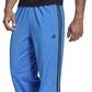 Calça de corrida adidas Primegreen Essentials Warm Up com bainha aberta e 3 listras, azul, tamanho GG