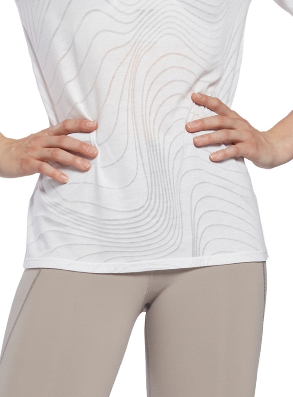 Camiseta Reebok Burnout Feminina Branca Tamanho XS