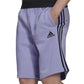 Shorts de lã adidas 3 Stripes 10 masculino, roxo, tamanho XX-G