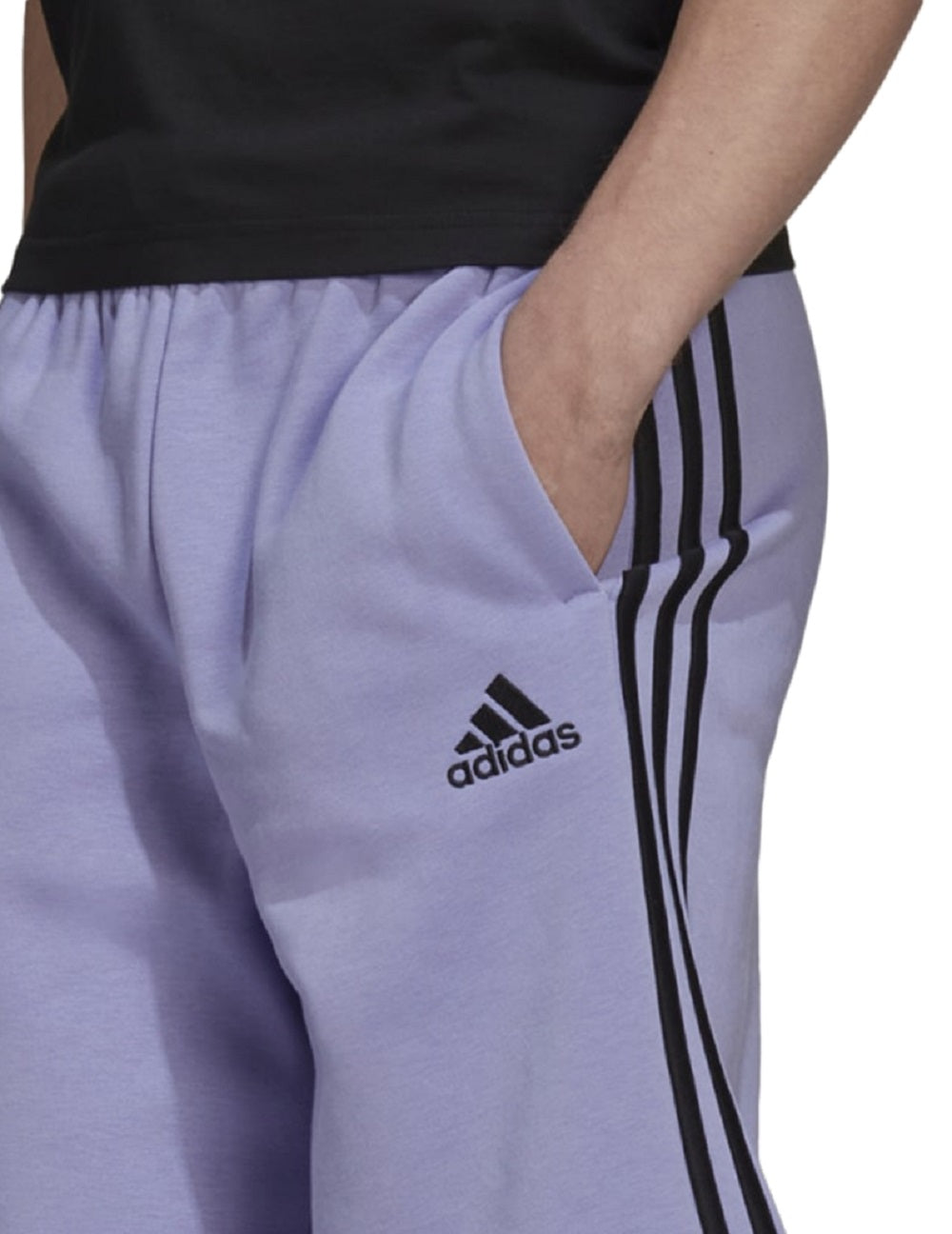 Shorts de lã adidas 3 Stripes 10 masculino, roxo, tamanho XX-G